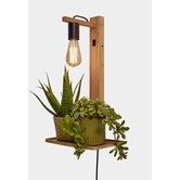 Good&Mojo wandlamp Flores bamboe naturel of zwart