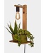 Good&Mojo wandlamp Flores bamboe naturel of zwart