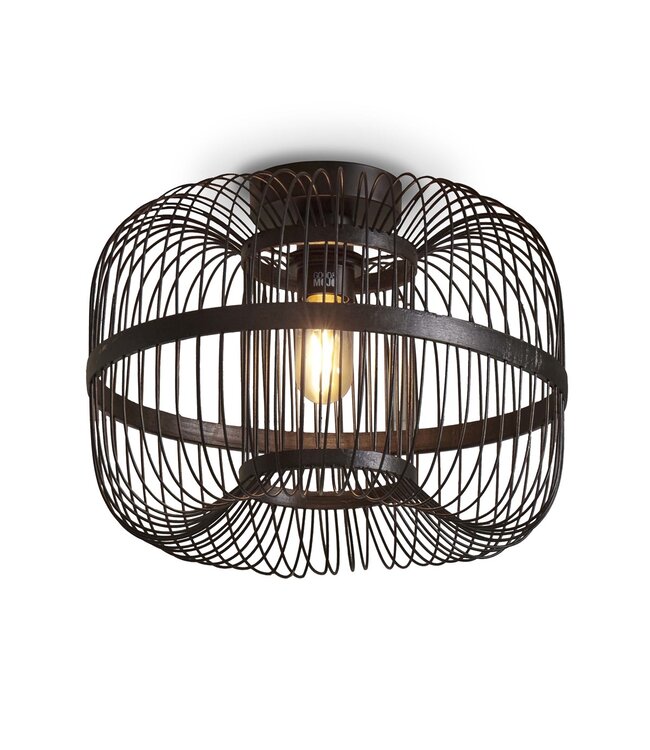 Good&Mojo plafonnière Hokkaido bamboe in 2 kleuren