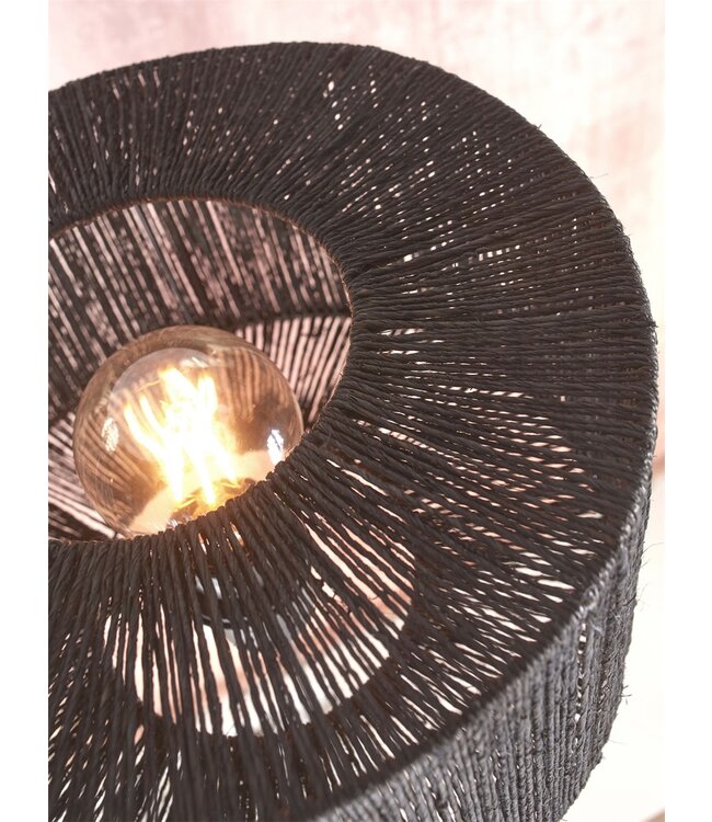 Vloerlamp Iguazu recht naturel (laag model)