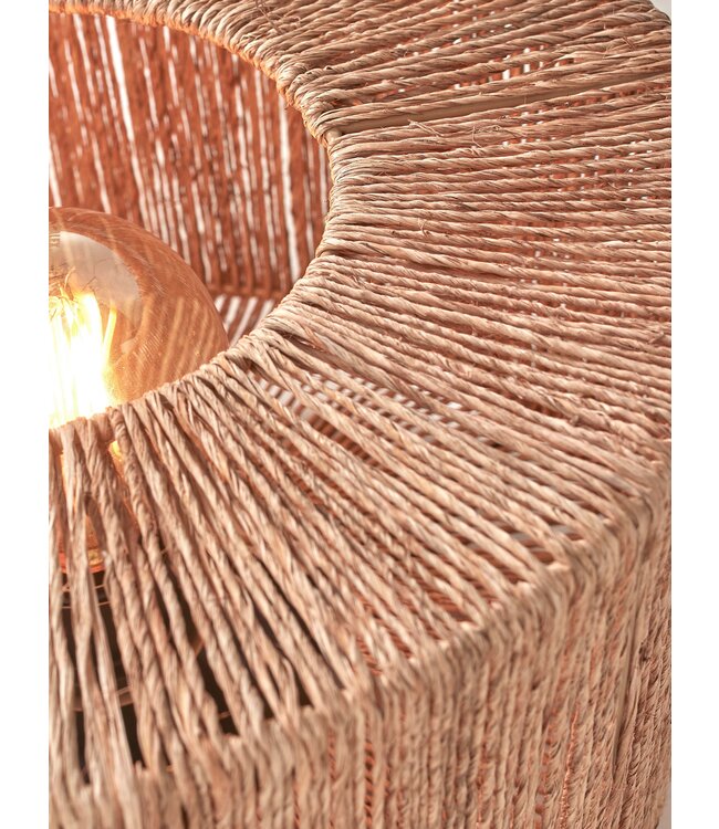 Good & Mojo tafellamp Iguazu 3-poot naturel en zwart