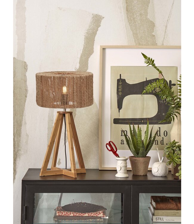 Good & Mojo tafellamp Iguazu 5-poot in zwart