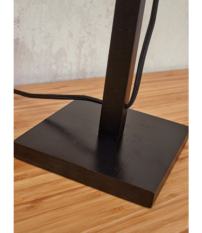 Good & Mojo tafellamp Iguazu recht zwart