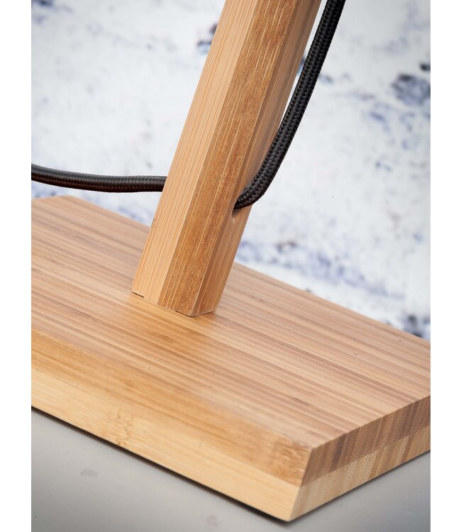 Good & Mojo tafellamp Iguazu recht bamboe naturel