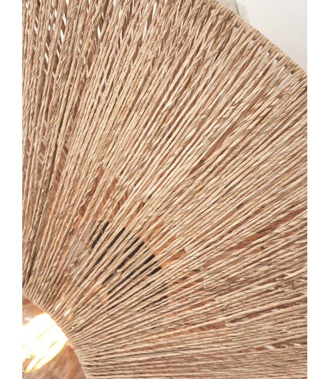Good&Mojo wandlamp Iguazu Disc in jute Large