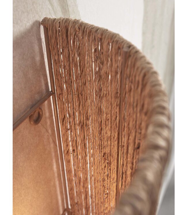 Good&Mojo wandlamp Iguazu Cilinder van jute in 2 maten
