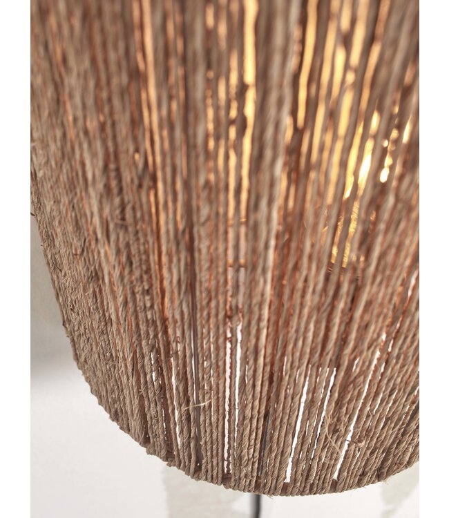 Good&Mojo wandlamp Iguazu Cilinder van jute in 2 maten