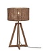 Good & Mojo tafellamp Iguazu 5-poot naturel en zwart