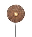 Good&Mojo wandlamp Iguazu Disc in jute Small