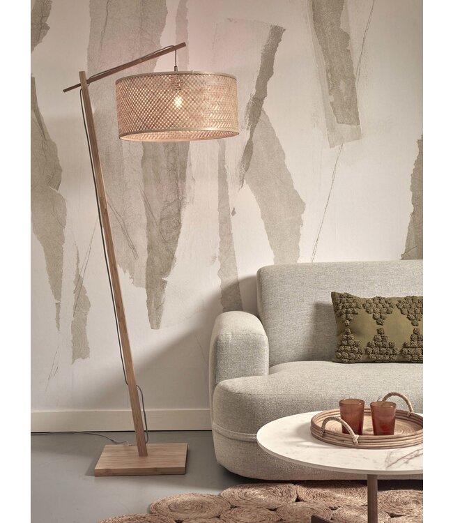 Good&Mojo vloerlamp Java Large bamboe naturel