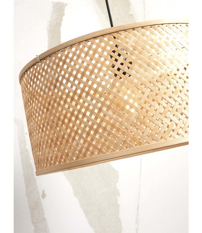 Good&Mojo vloerlamp Java Large bamboe wit