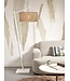 Good&Mojo vloerlamp Java Large bamboe wit