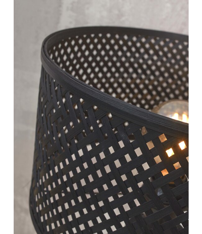 Good&Mojo vloerlamp Java 5-poot bamboe zwart