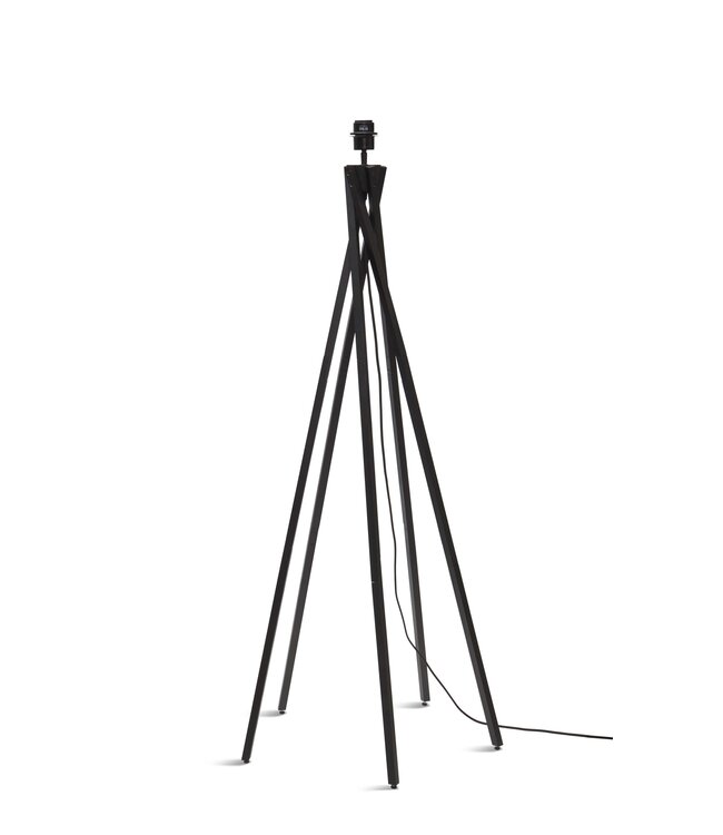 Good&Mojo vloerlamp Java 5-poot bamboe zwart