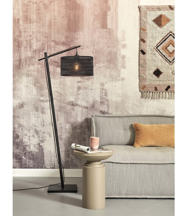 Good&Mojo vloerlamp Java small bamboe zwart