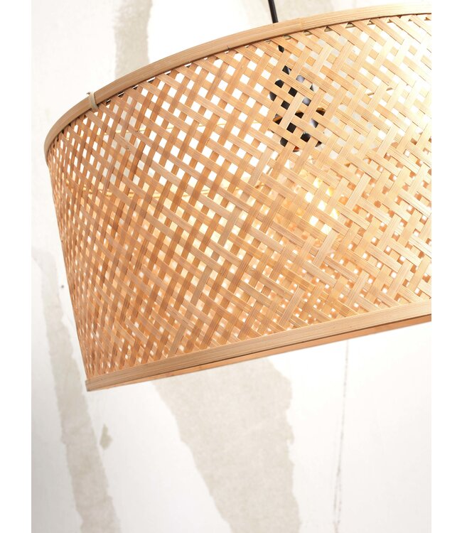 Good&Mojo vloerlamp Java Small bamboe wit