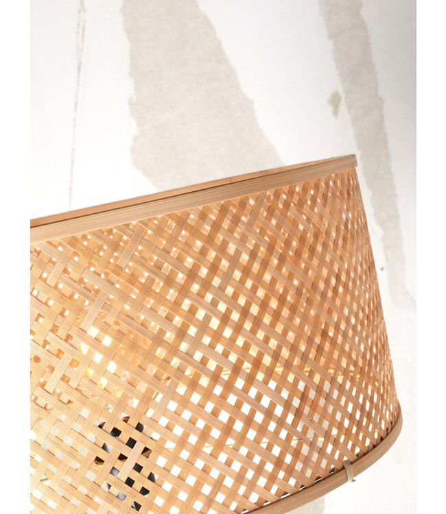 Good&Mojo vloerlamp Java recht naturel bamboe