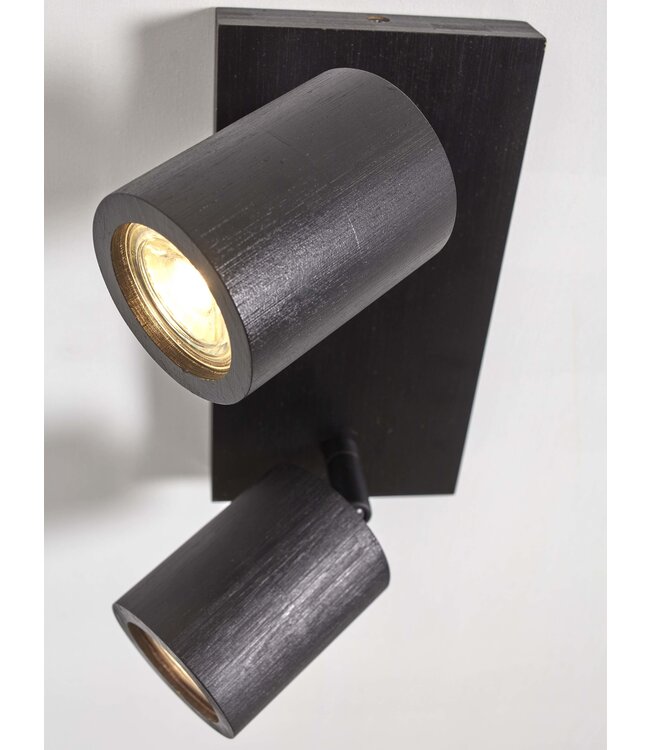 Good&Mojo Plafondspot Java bamboe zwart