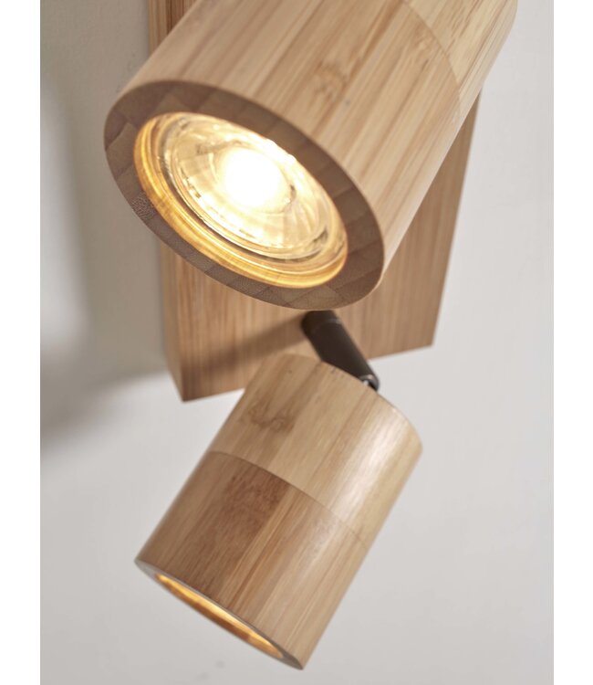 Good&Mojo Plafondspot Java bamboe naturel