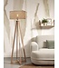 Good&Mojo vloerlamp Java 4-poot naturel bamboe