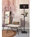 Good&Mojo vloerlamp Java bamboe zwart met plankjes