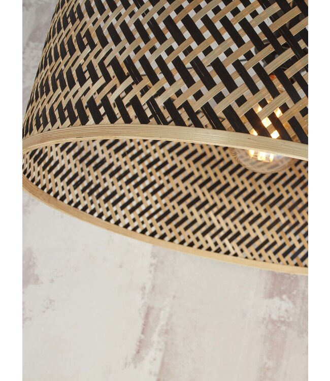 Good&Mojo vloerlamp Java XL bamboe zwart