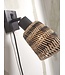 Good&Mojo wandlamp Java bamboe zwart