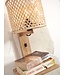 Wandlamp Java bamboe naturel met plank