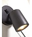 Wandspot Java in bamboe naturel of zwart