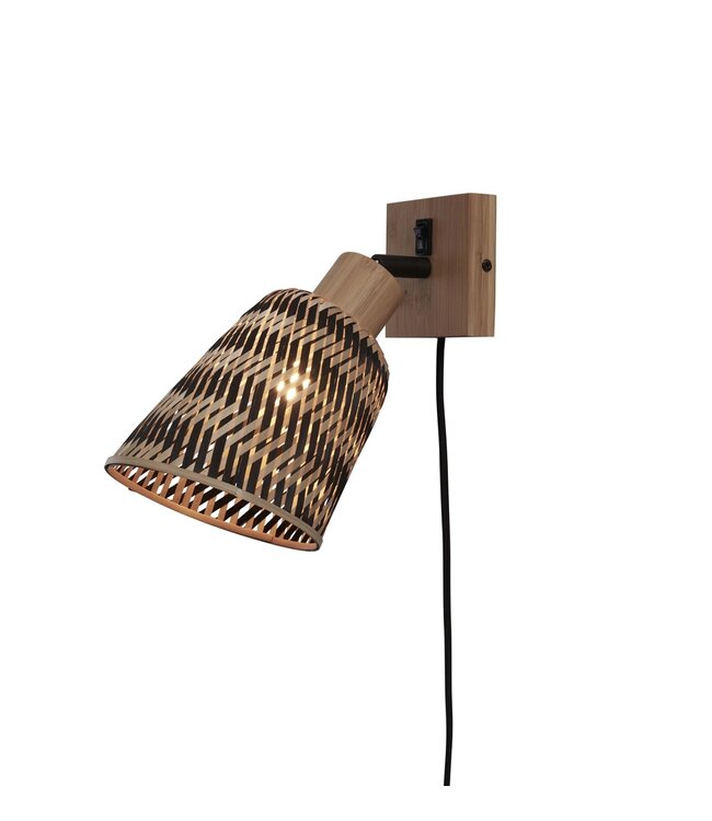 Good&Mojo wandlamp Java bamboe naturel