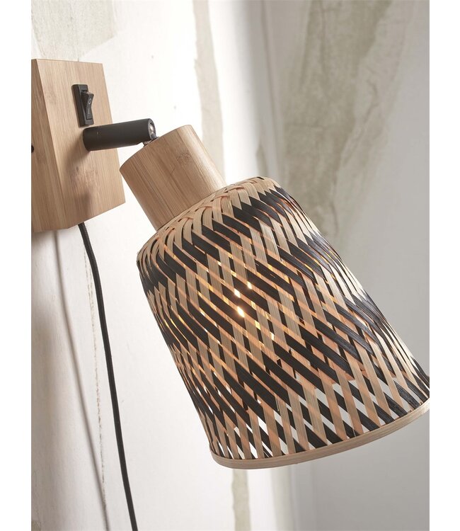 Good&Mojo wandlamp Java bamboe naturel