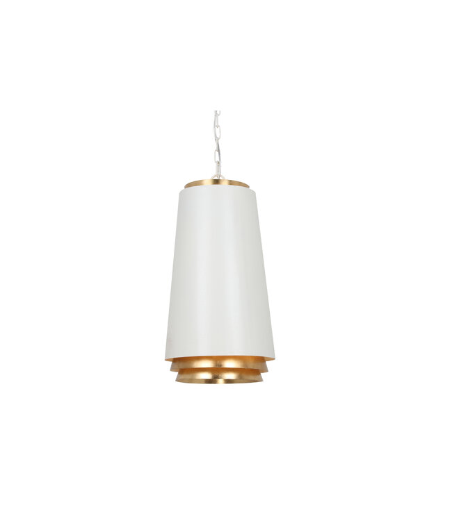 Leclercq & Bouwman hanglamp Miro wit-goud