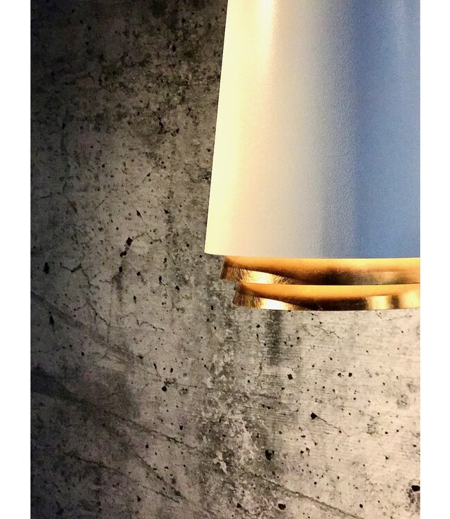 Leclercq & Bouwman hanglamp Miro wit-goud