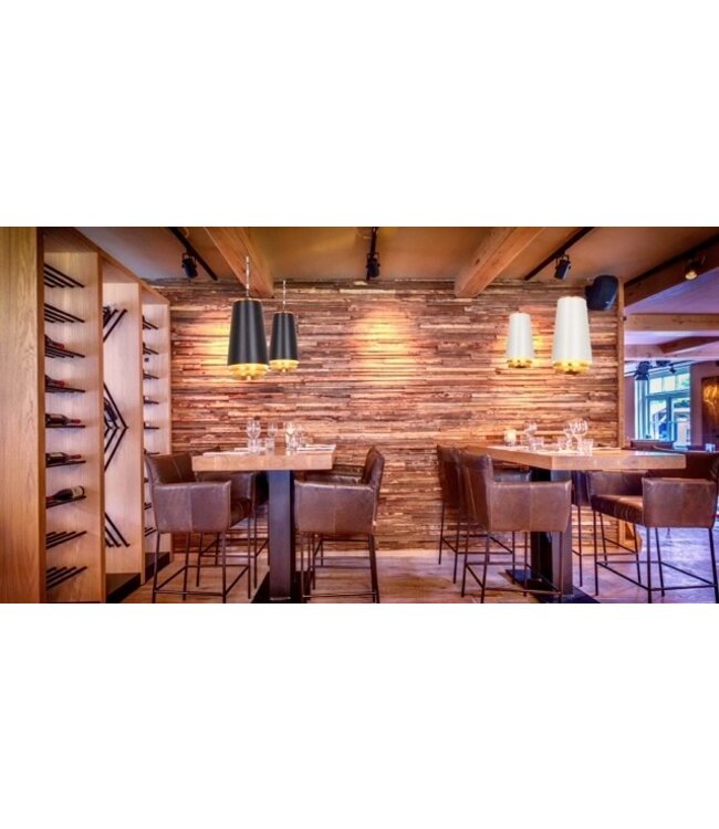 Leclercq & Bouwman hanglamp Miro wit-goud