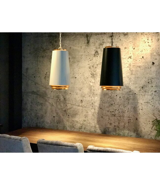 Leclercq & Bouwman hanglamp Miro wit-goud