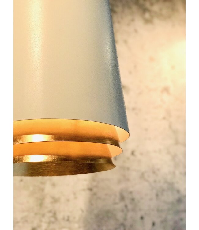 Leclercq & Bouwman hanglamp Miro wit-goud