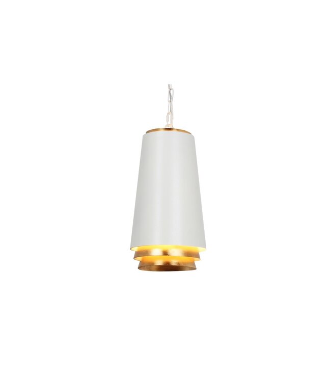 Leclercq & Bouwman hanglamp Miro wit-goud