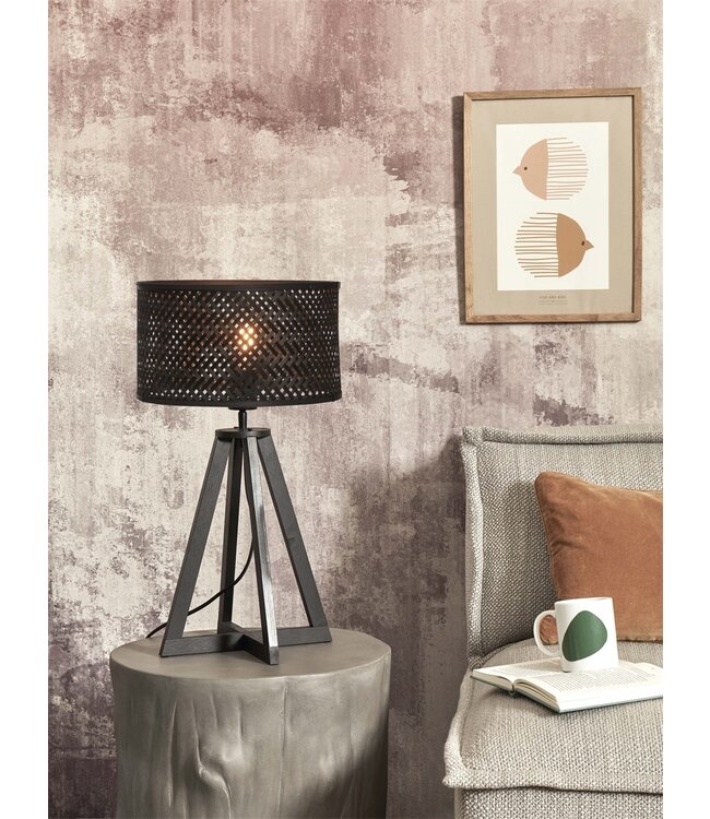 Good&Mojo tafellamp Java 4-poot  bamboe