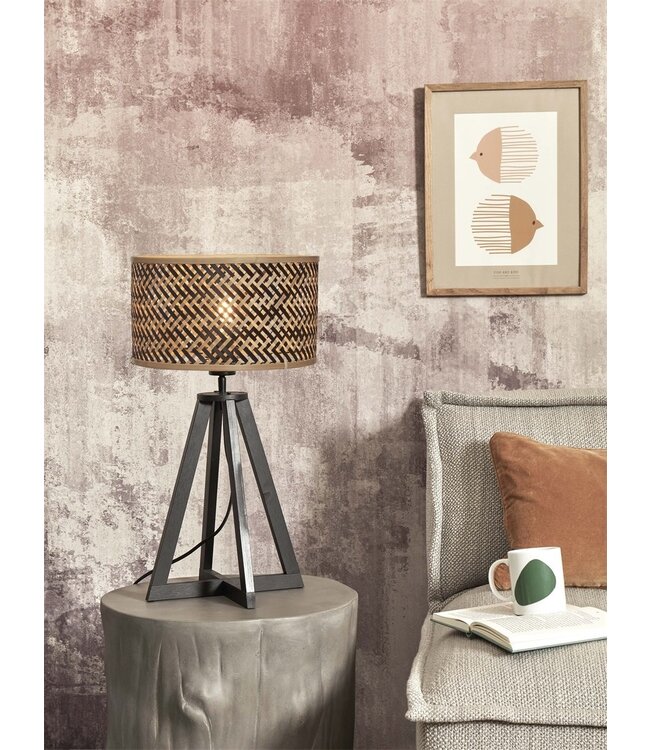 Good&Mojo tafellamp Java 4-poot  bamboe