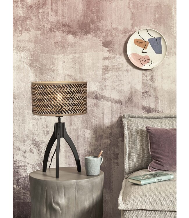 Good&Mojo tafellamp Java 3-poot bamboe