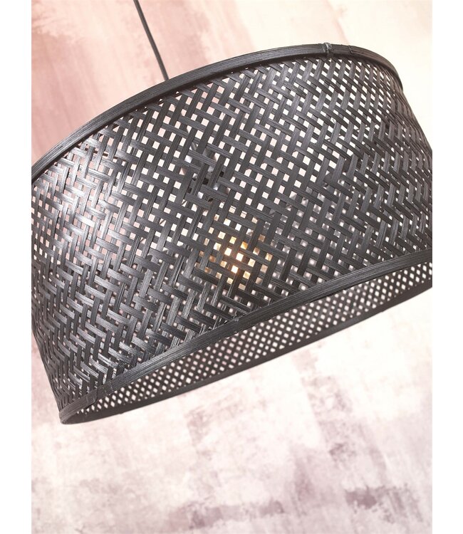 Good&Mojo hanglamp Java bamboe rond en recht
