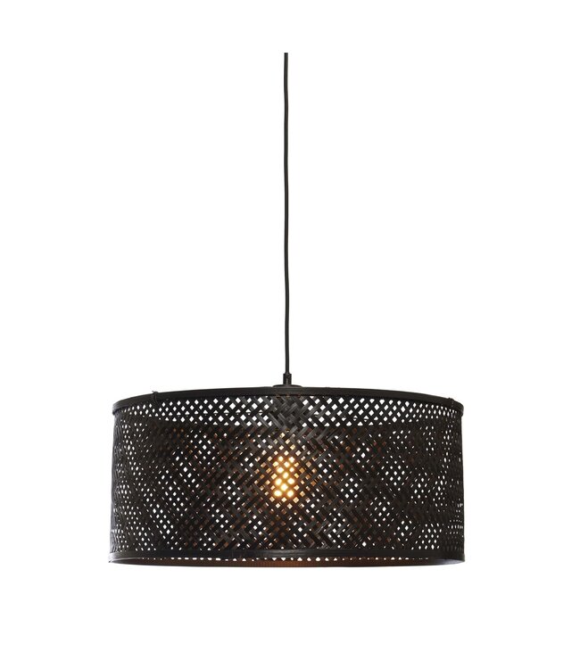 Good&Mojo hanglamp Java bamboe rond en recht