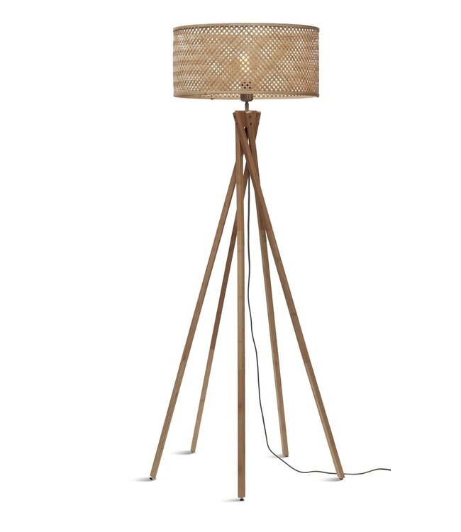 Good&Mojo vloerlamp Java 5-poot bamboe naturel