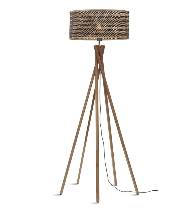 Good&Mojo vloerlamp Java 5-poot bamboe naturel