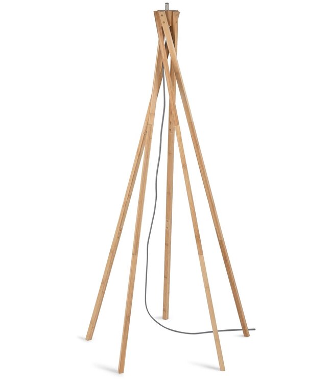 Good&Mojo vloerlamp Java 5-poot bamboe naturel