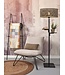 Good&Mojo vloerlamp Java bamboe zwart met plankjes