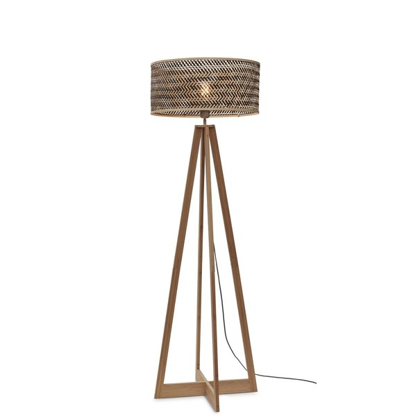 Good&Mojo Good&Mojo vloerlamp Java 4-poot naturel bamboe