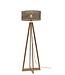Good&Mojo vloerlamp Java 4-poot naturel bamboe