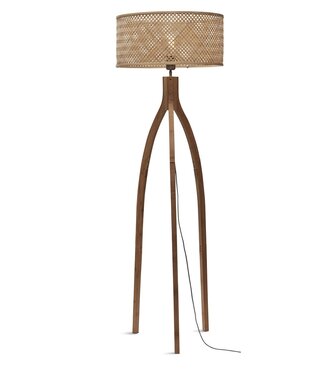 Good&Mojo Vloerlamp Java 3-poot naturel