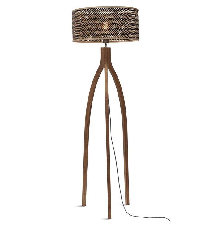 Good&Mojo vloerlamp Java 3-poot bamboe naturel
